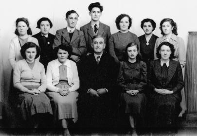 Dosbarth ysgol Sul Mr Parry Griffiths, Fronhaul, Rhagfyr 1952